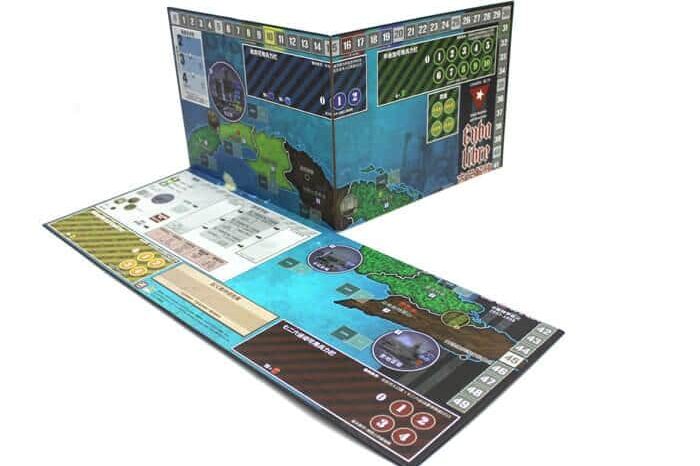 Custom Best Quad Fold Game Board Common Board Game Component