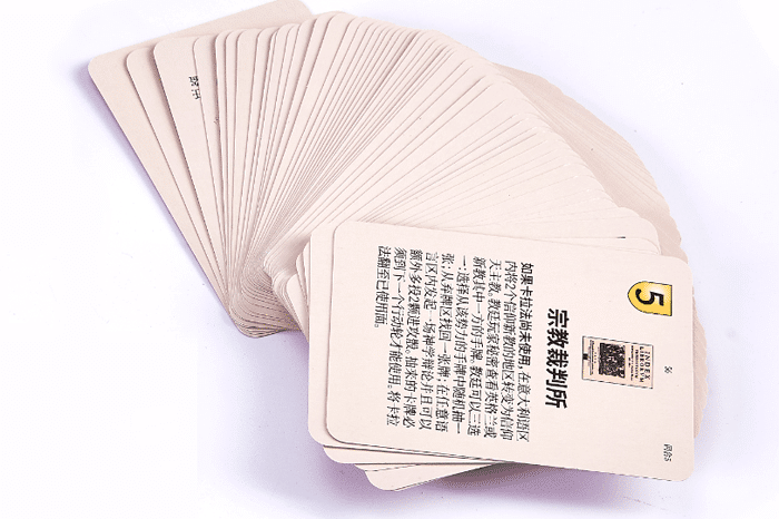 350 GSM C2S Art Card Paper for Printing Board Game Vartgames how to play poker card game Game Component Game Cards