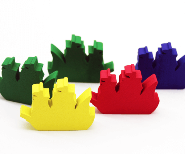 Custom Wood Shape Board Game