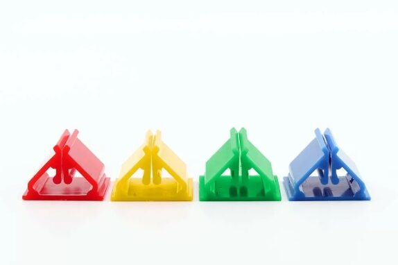 Pyramid Stand Plastic Game Pieces