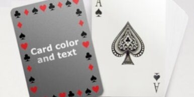 Custom Playing Frame Poker