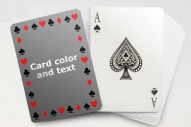 Custom Playing Frame Poker