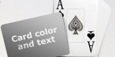 Custom Playing Jumbo Index Cards