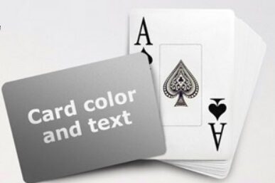 Custom Playing Jumbo Index Cards